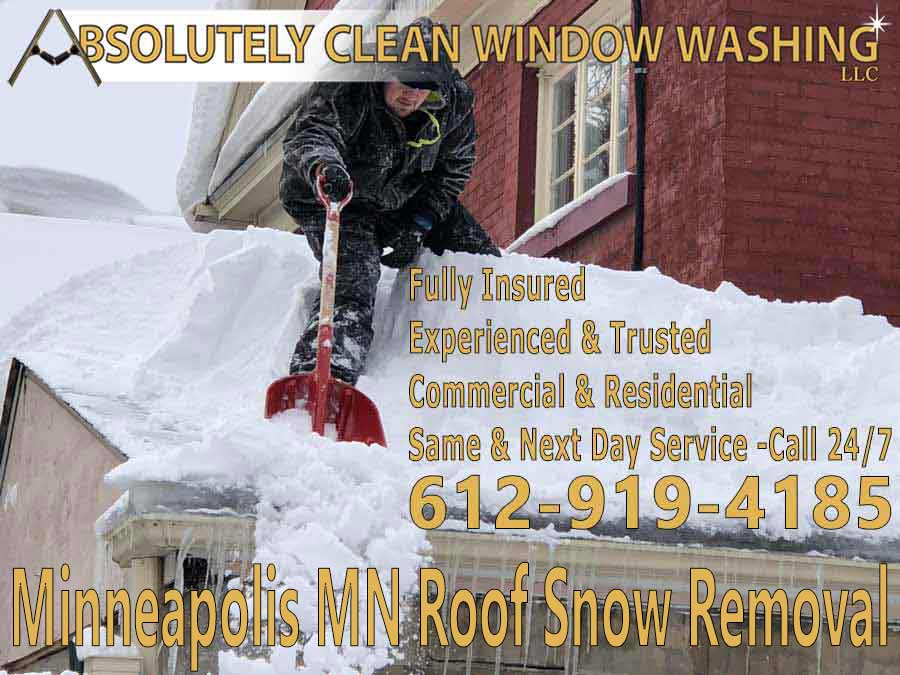 Minneapolis MN Roof Snow Removal