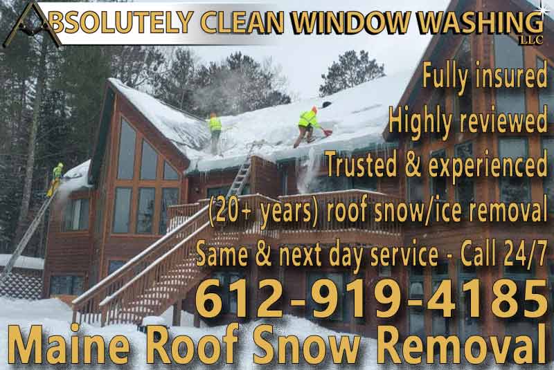 Maine Roof Snow Removal