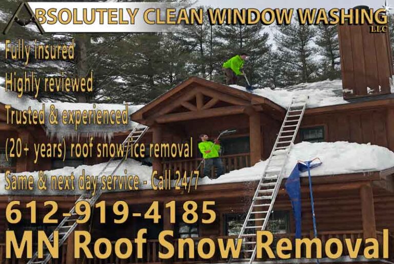 MN Roof Snow Removal Insured (20+Yrs Experience)