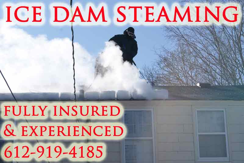 WI ice dam removal