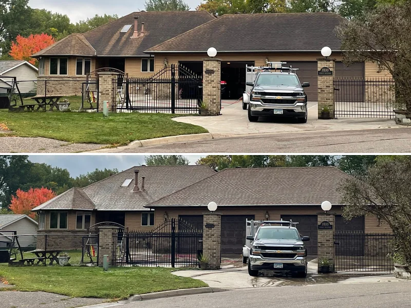 MN asphalt roof cleaning